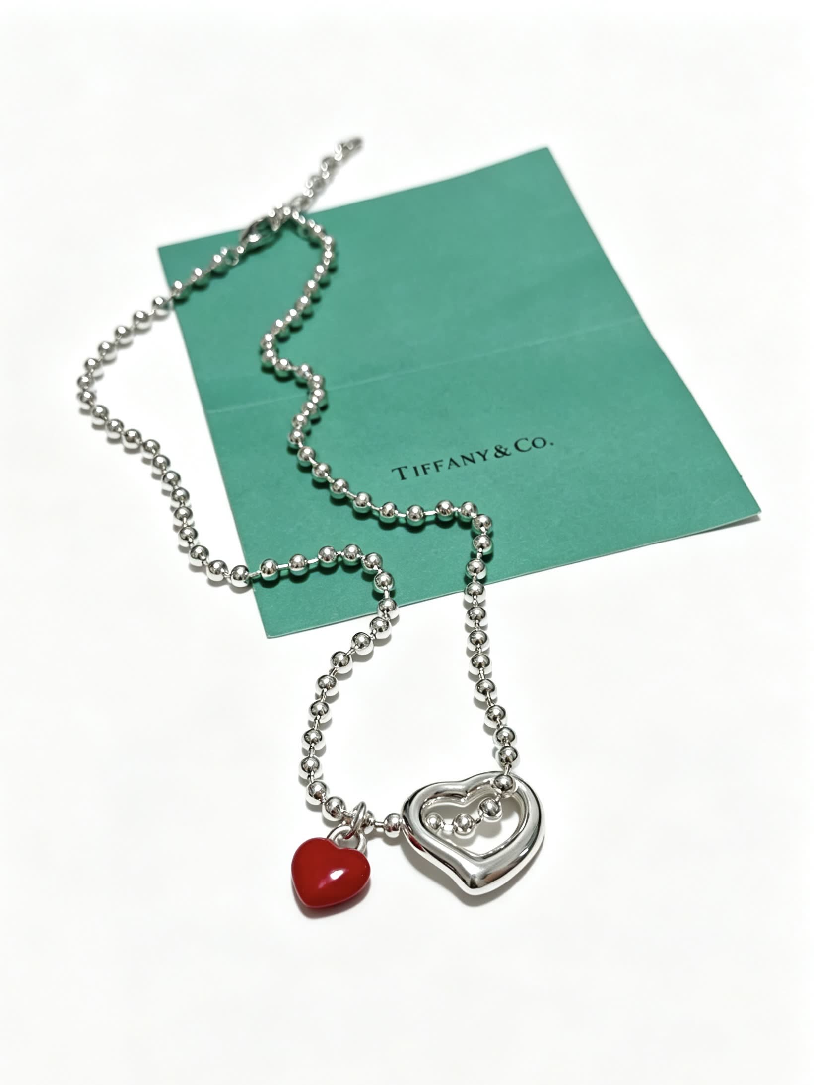 Tiffany & Co. Heart Tag Charm Necklace